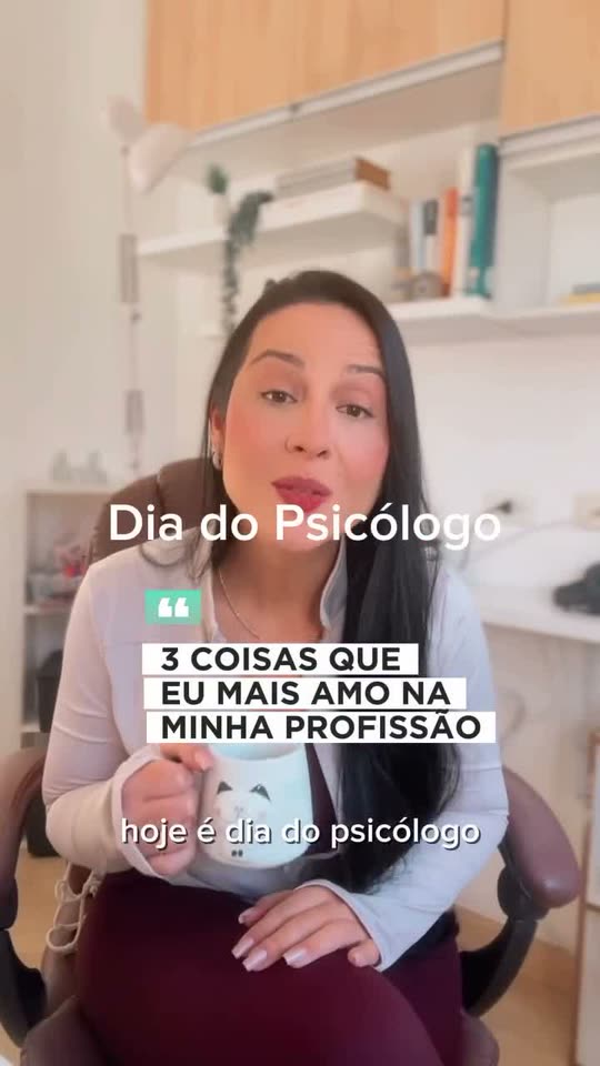 Vídeo de Tatiana Daré no Dia do Psicólogo: três coisas que ela mais ama na profissão